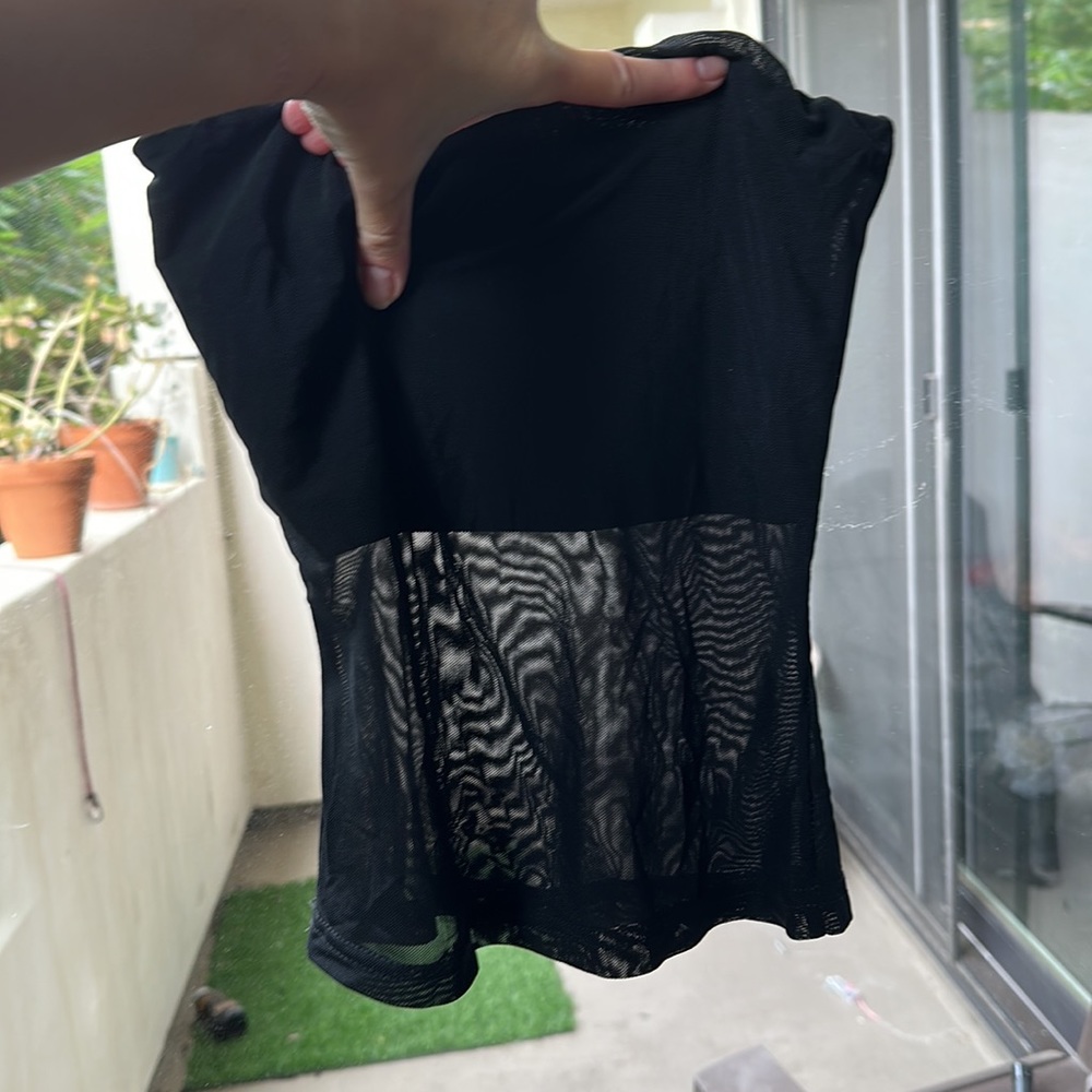 Mesh tube top